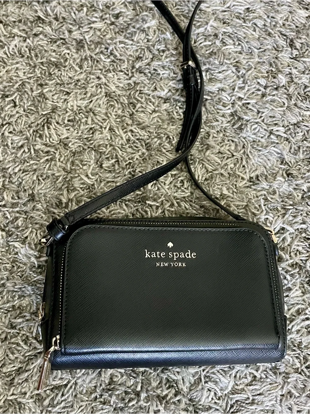 Kate Spade New York Staci Dual Zip Around Crossbody Shoulder Bag & Dust bag